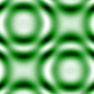 Green and Black and White circular plasma waves seamless tileable