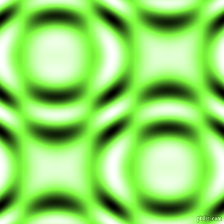 Green Yellow and Black and White circular plasma waves seamless tileable