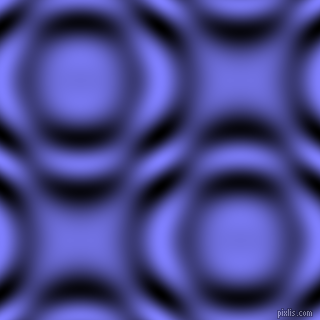 Light Slate Blue and Black and White circular plasma waves seamless tileable