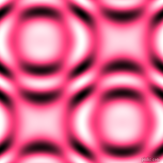 , Violet Red and Black and White circular plasma waves seamless tileable