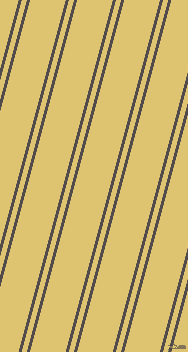 75 degree angles dual stripe lines, 6 pixel lines width, 10 and 69 pixels line spacing, dual two line striped seamless tileable