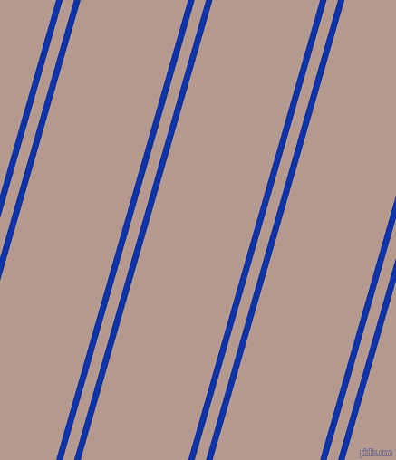 74 degree angles dual stripe line, 7 pixel line width, 12 and 114 pixels line spacing, dual two line striped seamless tileable