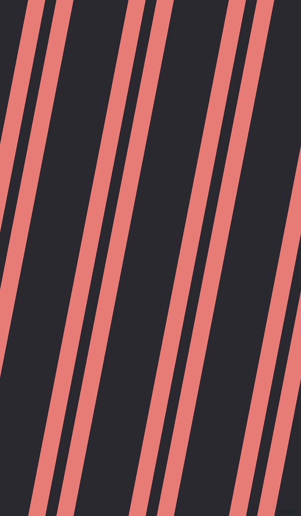 79 degree angles dual stripe line, 34 pixel line width, 22 and 109 pixels line spacing, dual two line striped seamless tileable