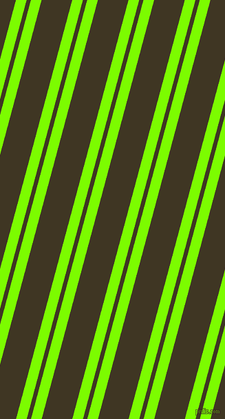75 degree angles dual stripes line, 15 pixel line width, 6 and 43 pixels line spacing, dual two line striped seamless tileable