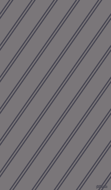 55 degree angle dual striped line, 4 pixel line width, 4 and 47 pixel line spacing, dual two line striped seamless tileable