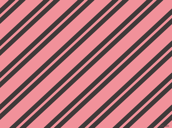 43 degree angles dual stripes lines, 18 pixel lines width, 10 and 48 pixels line spacing, dual two line striped seamless tileable