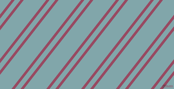 52 degree angles dual stripes line, 9 pixel line width, 16 and 62 pixels line spacing, dual two line striped seamless tileable