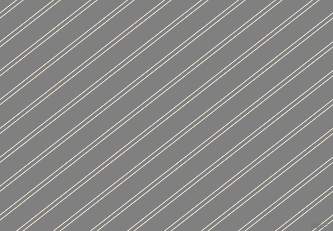 38 degree angles dual stripes lines, 2 pixel lines width, 6 and 35 pixels line spacing, Albescent White and Grey dual two line striped seamless tileable