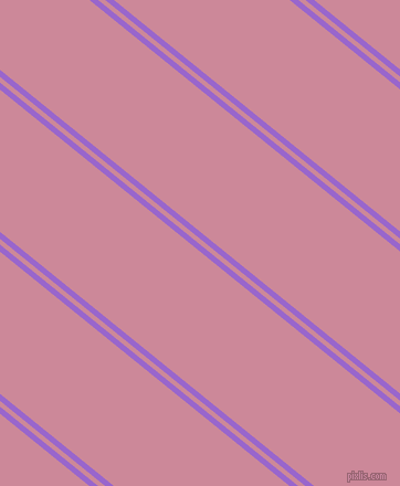 141 degree angle dual stripe line, 5 pixel line width, 4 and 100 pixel line spacing, Amethyst and Puce dual two line striped seamless tileable