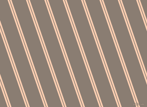 109 degree angle dual stripe lines, 5 pixel lines width, 2 and 44 pixel line spacing, Apricot and Americano dual two line striped seamless tileable