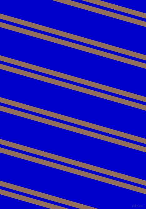 164 degree angles dual striped line, 16 pixel line width, 10 and 87 pixels line spacing, Beaver and Medium Blue dual two line striped seamless tileable