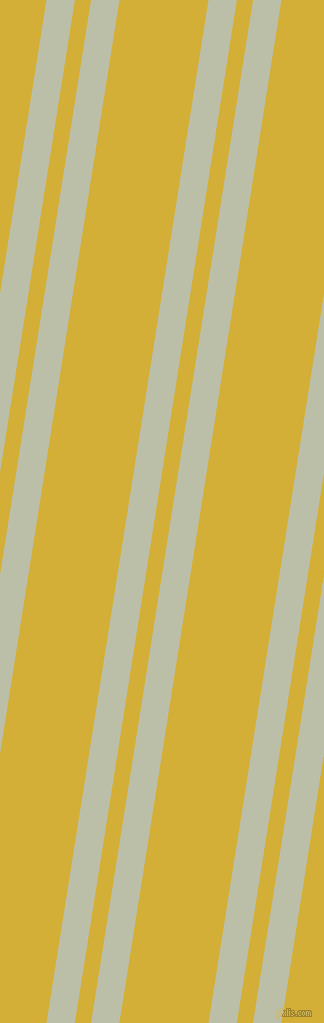 81 degree angle dual stripe line, 28 pixel line width, 16 and 88 pixel line spacing, Beryl Green and Metallic Gold dual two line striped seamless tileable