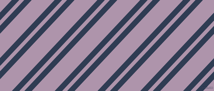 47 degree angles dual stripe line, 18 pixel line width, 12 and 55 pixels line spacing, Biscay and London Hue dual two line striped seamless tileable