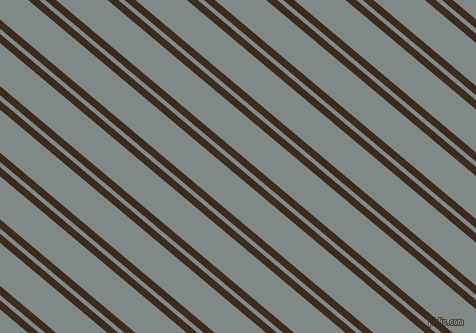 140 degree angles dual stripe lines, 7 pixel lines width, 4 and 33 pixels line spacing, Bistre and Oslo Grey dual two line striped seamless tileable
