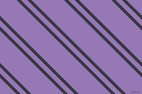 135 degree angles dual stripe lines, 12 pixel lines width, 18 and 91 pixels line spacing, Black Marlin and Purple Mountain