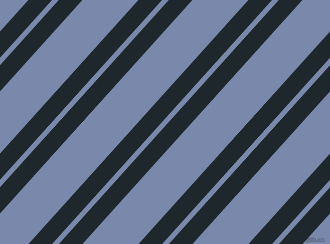 48 degree angle dual stripe lines, 35 pixel lines width, 10 and 83 pixel line spacing, Black Pearl and Ship Cove dual two line striped seamless tileable