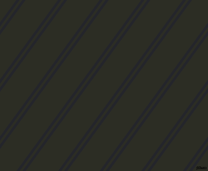 54 degree angle dual stripes line, 9 pixel line width, 8 and 92 pixel line spacing, Black Russian and Green Waterloo dual two line striped seamless tileable