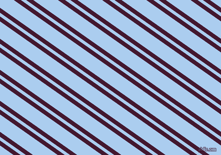 145 degree angles dual striped line, 8 pixel line width, 6 and 28 pixels line spacing, Blackberry and Pale Cornflower Blue dual two line striped seamless tileable