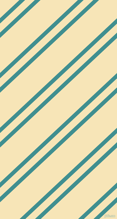 43 degree angles dual stripe line, 13 pixel line width, 22 and 85 pixels line spacing, Blue Chill and Barley White dual two line striped seamless tileable