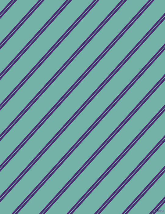 48 degree angle dual stripe lines, 6 pixel lines width, 2 and 53 pixel line spacing, Blue Diamond and Gulf Stream dual two line striped seamless tileable