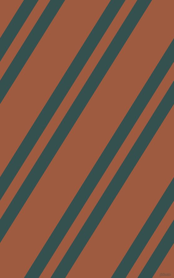 58 degree angles dual stripes lines, 40 pixel lines width, 32 and 124 pixels line spacing, Blue Dianne and Sepia dual two line striped seamless tileable