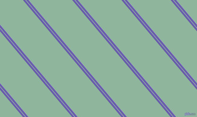 130 degree angles dual striped lines, 6 pixel lines width, 2 and 111 pixels line spacing, Blue Marguerite and Summer Green dual two line striped seamless tileable