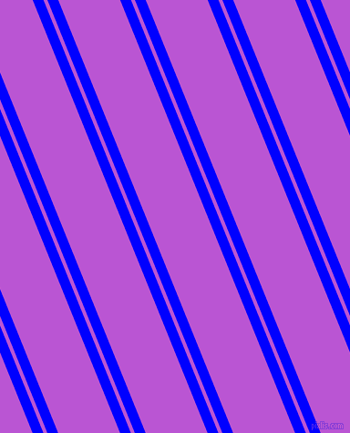 112 degree angle dual stripes line, 11 pixel line width, 4 and 63 pixel line spacing, Blue and Medium Orchid dual two line striped seamless tileable