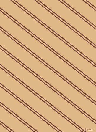 142 degree angles dual stripe line, 3 pixel line width, 4 and 40 pixels line spacing, Bole and Burly Wood dual two line striped seamless tileable