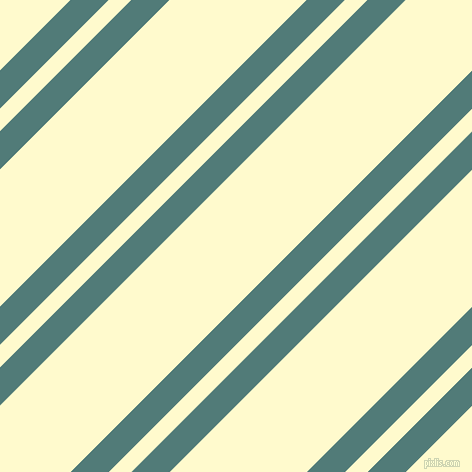 45 degree angles dual stripe lines, 27 pixel lines width, 16 and 97 pixels line spacing, Breaker Bay and Lemon Chiffon dual two line striped seamless tileable