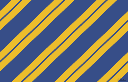 44 degree angle dual stripes line, 26 pixel line width, 6 and 64 pixel line spacing, Bright Sun and Tory Blue dual two line striped seamless tileable