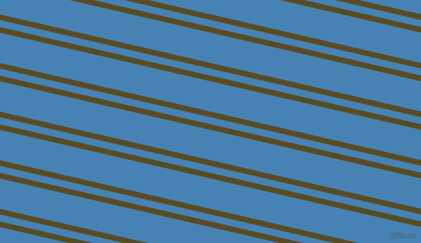 167 degree angle dual striped line, 8 pixel line width, 10 and 43 pixel line spacing, Bronze Olive and Steel Blue dual two line striped seamless tileable