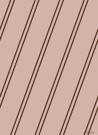 70 degree angle dual striped lines, 4 pixel lines width, 8 and 62 pixel line spacing, Brown Bramble and Clam Shell dual two line striped seamless tileable