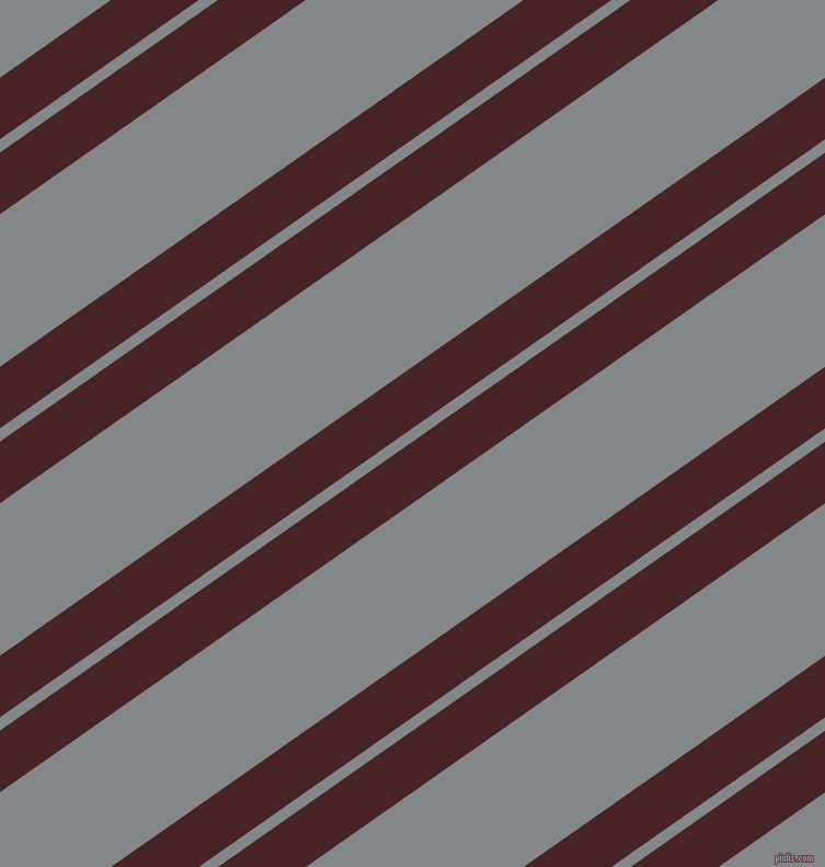 35 degree angle dual striped lines, 46 pixel lines width, 10 and 114 pixel line spacing, Bulgarian Rose and Aluminium dual two line striped seamless tileable