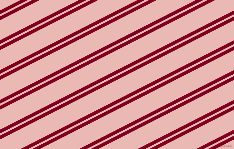 27 degree angle dual stripes lines, 11 pixel lines width, 6 and 57 pixel line spacing, Burgundy and Beauty Bush dual two line striped seamless tileable