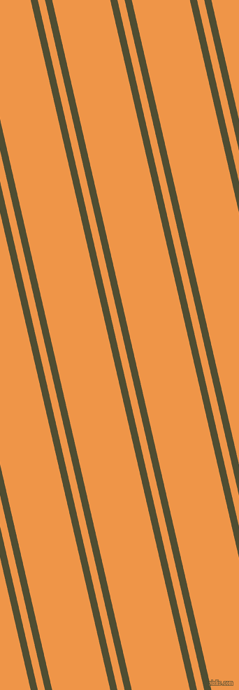 103 degree angle dual striped line, 10 pixel line width, 10 and 81 pixel line spacing, Camouflage and Sea Buckthorn dual two line striped seamless tileable