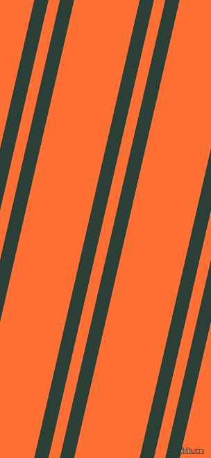 77 degree angles dual striped line, 20 pixel line width, 16 and 92 pixels line spacing, Celtic and Burnt Orange dual two line striped seamless tileable