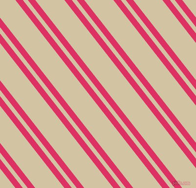 128 degree angle dual striped line, 12 pixel line width, 8 and 47 pixel line spacing, Cerise and Double Spanish White dual two line striped seamless tileable