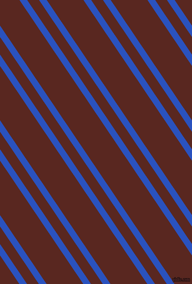 124 degree angle dual stripes line, 13 pixel line width, 20 and 62 pixel line spacing, Cerulean Blue and Caput Mortuum dual two line striped seamless tileable