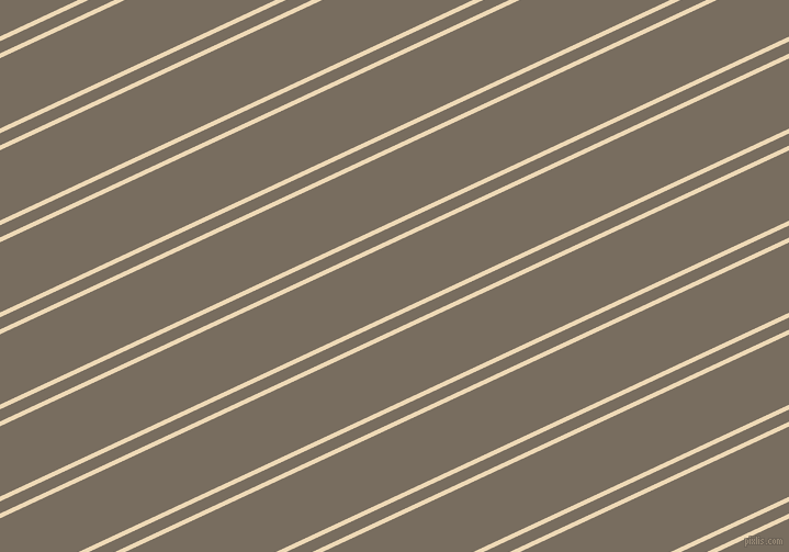 25 degree angle dual stripes line, 4 pixel line width, 10 and 58 pixel line spacing, Champagne and Sandstone dual two line striped seamless tileable