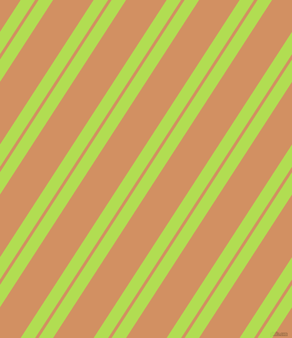 57 degree angles dual stripe line, 25 pixel line width, 6 and 70 pixels line spacing, Conifer and Whiskey dual two line striped seamless tileable