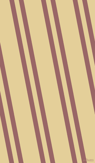 101 degree angle dual striped line, 16 pixel line width, 16 and 59 pixel line spacing, Copper Rose and Double Colonial White dual two line striped seamless tileable
