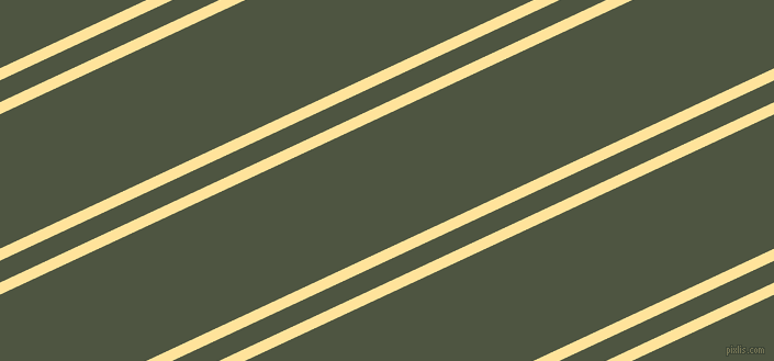 25 degree angle dual stripe line, 10 pixel line width, 18 and 111 pixel line spacing, Cream Brulee and Lunar Green dual two line striped seamless tileable