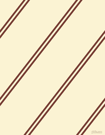 52 degree angles dual striped line, 6 pixel line width, 6 and 123 pixels line spacingCrown Of Thorns and China Ivory dual two line striped seamless tileable