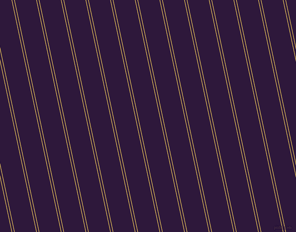 102 degree angle dual stripes lines, 1 pixel lines width, 4 and 42 pixel line spacing, Dandelion and Blackcurrant dual two line striped seamless tileable