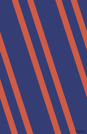 108 degree angles dual stripe lines, 21 pixel lines width, 30 and 73 pixels line spacing, Dark Coral and Torea Bay dual two line striped seamless tileable