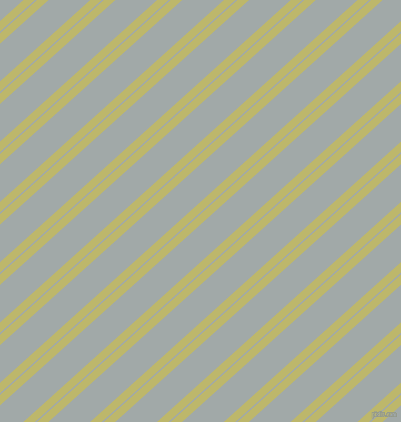 42 degree angles dual striped lines, 11 pixel lines width, 2 and 40 pixels line spacing, Dark Khaki and Hit Grey dual two line striped seamless tileable