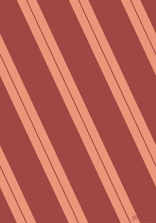 115 degree angles dual stripes lines, 17 pixel lines width, 2 and 60 pixels line spacing, Dark Salmon and Roof Terracotta dual two line striped seamless tileable