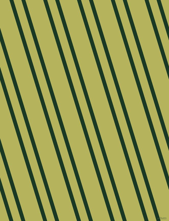 107 degree angle dual stripe line, 15 pixel line width, 30 and 67 pixel line spacing, Deep Fir and Olive Green dual two line striped seamless tileable