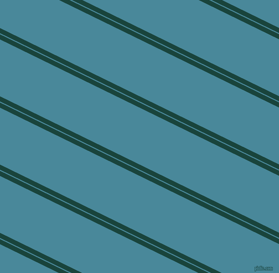 154 degree angle dual stripes line, 9 pixel line width, 2 and 100 pixel line spacing, Deep Teal and Hippie Blue dual two line striped seamless tileable
