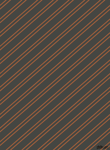 41 degree angles dual striped line, 3 pixel line width, 6 and 21 pixels line spacing, Desert and Tuatara dual two line striped seamless tileable